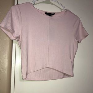 Women’s pink crop top